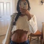 Bershka Cream cropped sweater Photo 0