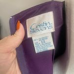 Cristin Stevens Y2K Whimsigoth Jewel Tone Purple Maxi Mermaid Gown Size 9/10 Size M Photo 7