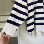 Free People  Coastal Stripe Pullover in Champagne Navy Blue Combo Photo 6