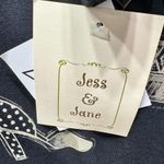 NEW Jess & Jane Black 3/4 Sleeve Cotton Fashion Shoes and Purses Top Size Large Photo 6