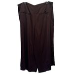 NEW Vince Pleated Wide Leg Dress Pants office Chocolate Brown Size 18 *flaw‎ Photo 7