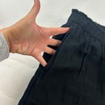 Old Navy  Black Cotton Gauze Lightweight Wide Leg Pull On Lounge Pant M New Photo 2