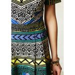 Anthropologie  Plenty By Tracy Reese New Moon Dress Size Small Blue Green Boho Photo 3