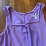 London Times  Dress 12 Lilac Purple Sleeveless Lined Asymmetrical top layer Photo 5