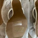 Journee Collection Reena White Rhinestone Heels Size 9 β Bridal Dressy Mule NEW Photo 10