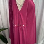 Michael Kors -Women’s Large Mauve Top With Gold Accents Photo 2