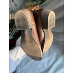 Embroidered Western Brown Cowboy Boots 10 Heritage Festival Boho Coastal Cowgirl Photo 3