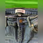 Women's Between US Jeans Wide Leg Jeans Size 9 . Light Blue Ripped In Front. 70s Photo 4