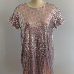 Just Quella Sequin Short Sleeved Tshirt Dress- Size 16-18- NWT Photo 2