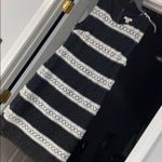 Cato Black/white stripe lace dress. lined Size 14 Photo 5
