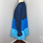 Figue Bella Short Dress Blue Color Block Size XL Photo 4