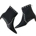 Madewell The Dimes Kitten-Heel Boot Studded True Black Leather Size 9.5 Photo 9