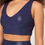 Spiritual Gangster  Deep Blue V-Neck long line bra Photo 0