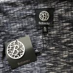 Bobeau New Square Neck Tank Top Ribbed Knit Marled Navy Blue Photo 8