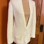 Vintage 70s fuzzy cardigan sweater Size M Photo 8