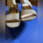 Cole Haan Kathlyn Bootie II W05352 Open Toe Block Heels 10.5 Grey Photo 6