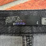 prAna  Black Denim Stretch Skirt Size 4 Photo 1