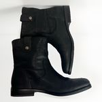Arturo Chiang ‎ Womens Black Leather Chelsea Pull On Boots Size 7M Photo 5