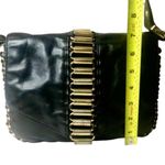 Ted Baker Black Lambskin and Brass Accent Throughout Bag & Strap Crossbody Bag Photo 11