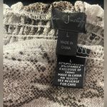 J for Justify Modern Snake Print Off Shoulder Top Size L Photo 4