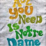 Notre Dame painted shirt Black Photo 1