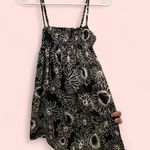 Urban Outfitters Cute UO boho whimsigoth festival sunflowers smocked neck mini dress pockets 🌻🌻 Photo 2