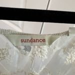 Sundance  Women's White Lace Shortsleeve Shirt Shear‎ Size Small Photo 5