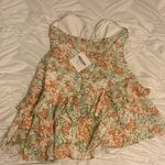 Hello Molly Asymmetrical Floral Strapless Dress Photo 4