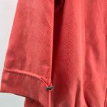 Chico's Chico’s animal print 1 M coral 3/4 sleeve zip up jacket pebbled reptile coral Photo 2