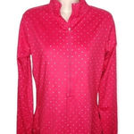 Nike Pro Dri-Fit Long Sleeve Red Half Zip Pullover Athletic Top Women's Size M Photo 0