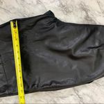 Vintage 100% Leather Pants straight leg high rise Black size 30 waist y2k 90s Photo 8