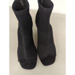 Eileen Fisher new heeled booties sz5 stretch open knit open toe Ark perforated Photo 4