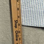 Talbots Crop Pants Women 6P Blue White Stripe Coastal Grandmillennial Seersucker Photo 9