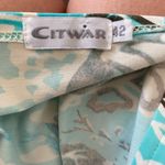 Early 2000's Boho Coquette Teal Blue White Bow Lace Milkmaid 3/4 Sleeve L Size L Photo 6