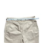 Eileen Fisher Organic Linen Knit Tan Bermuda Shorts Size 6 Photo 3