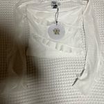 Princess Polly MAXTON RUFFLE TOP IVORY Photo 3