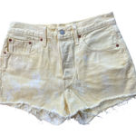 Levi's Levi’s 501 Yellow Denim Shorts Photo 0