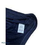 89th & Madison Navy Lace Sleeve Spandex Blend Top Plus Size 3X Blue Photo 4