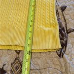 American Living yellow cable-knit pullover Sweater women’s L Photo 7