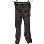 Nike  Pro Camo‎ Army Green Training Tights Womens Athletic Small Photo 2