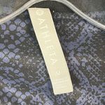 Athleta  Blue Black Snakeskin Brooklyn Bomber Jacket Photo 4