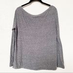 A.L.C. Heather Grey Henley Top Size Small Photo 7