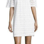 ALC Frank A.L.C. White Bolen Crotchet Lace Off The Shoulder Dress in White Size 2 Photo 0