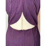Opening Ceremony Opening Ceremony Dress Women Large Purple Plum Cut Out Thalia Puckered Midi NWT Photo 10