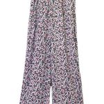 1. State  Riviera Floral Flutter Sleeve Wide Leg Jumpsuit in Black Pink Size XS Photo 7