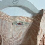 Faherty  Gemina Linen Orange Palm Print Mini Dress XS Photo 8