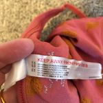 Urban Outfitters  Heart Pattern Bandeau - bralette top Orange and Pink M/L Photo 6