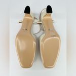 Gucci  WOMEN'S PETITE GG SLINGBACK WHITE NAPPA CHARLOTTE PUMPS SIZE EU 40.5 Photo 5