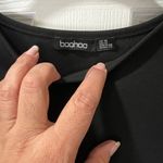 Boohoo  Black Elegant 3/4 Sleeve Wrap Dress with Back Tie Detail-SZ 14‎ Photo 2