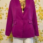 OVI Vibrant Magenta single button Blazer size M Photo 7